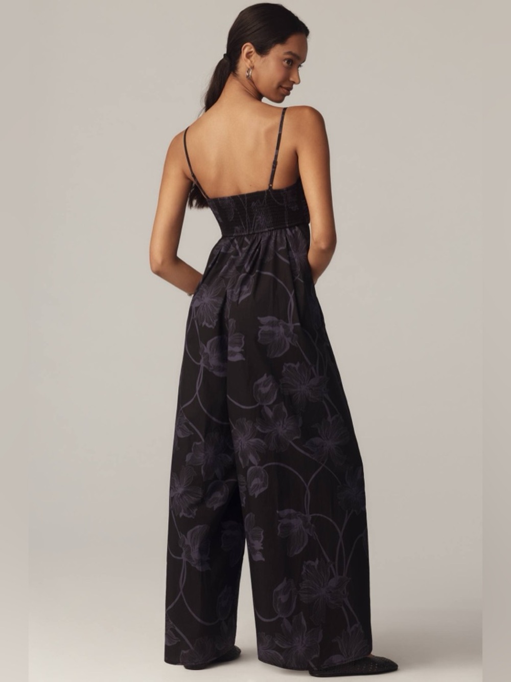 Hutch Floral Sleeveless Wide Leg Jumpsuit - Picture 3 of 3